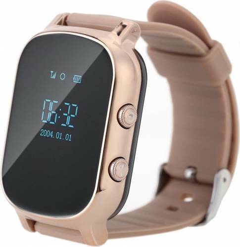 Ceas smartwatch copii sau adultii cu GPS Techon GW700, Gold Ceas smartwatch copii sau adultii cu GPS Techon GW700, Gold